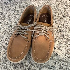 Sperry Big Boy’s Tan Boat Shoes